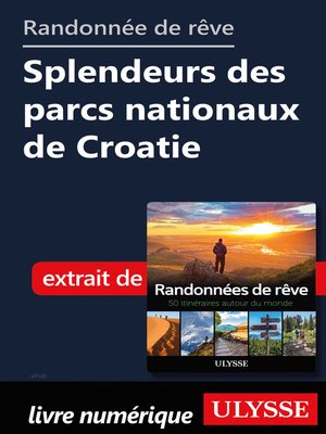 cover image of Randonnée de rêve Splendeurs des parcs nationaux de Croatie